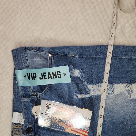 VIP JEANS DESTRUCTED COLLCTION WOMENS SIZE 20  NEW WITH TAGS - Picture 8 of 11